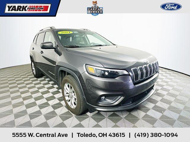 used 2021 Jeep Cherokee car, priced at $22,250