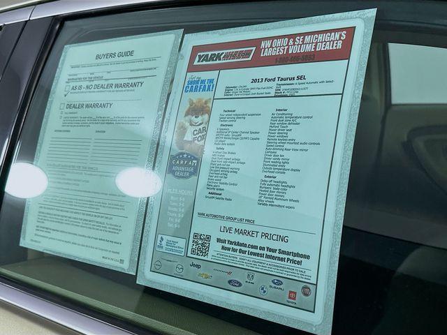 used 2013 Ford Taurus car, priced at $9,500