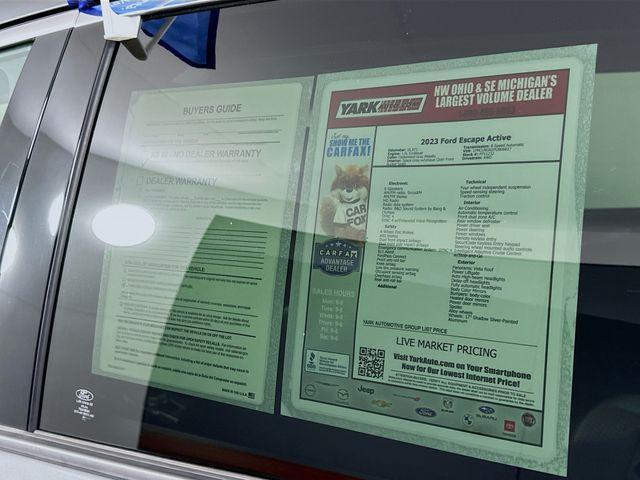 used 2023 Ford Escape car, priced at $23,196