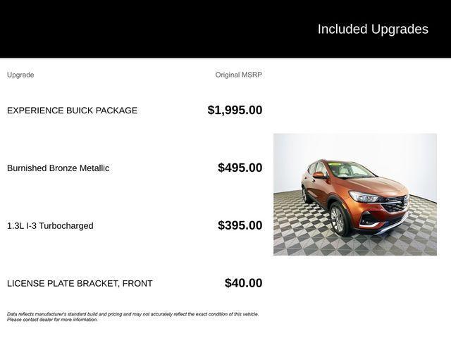 used 2020 Buick Encore GX car, priced at $17,597
