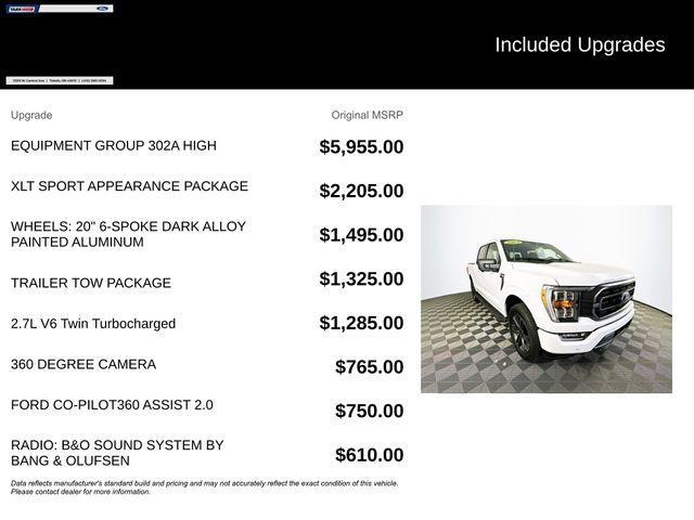 used 2023 Ford F-150 car, priced at $42,497