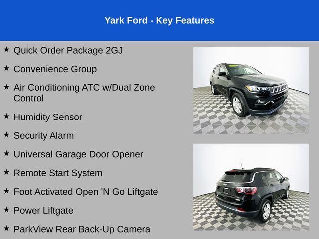 used 2022 Jeep Compass car, priced at $21,195