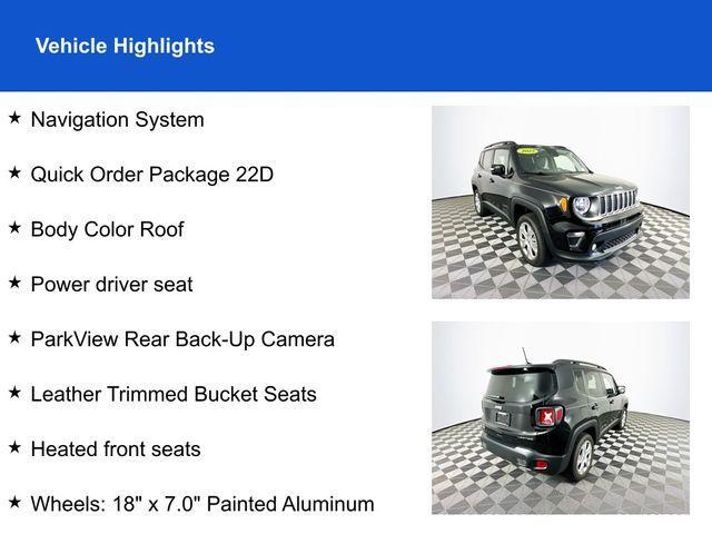 used 2022 Jeep Renegade car, priced at $21,923