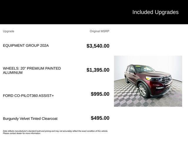 used 2022 Ford Explorer car, priced at $29,491