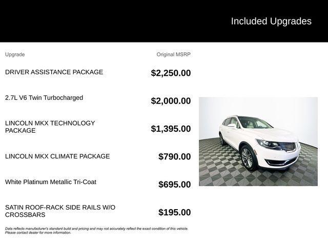 used 2018 Lincoln MKX car, priced at $19,315