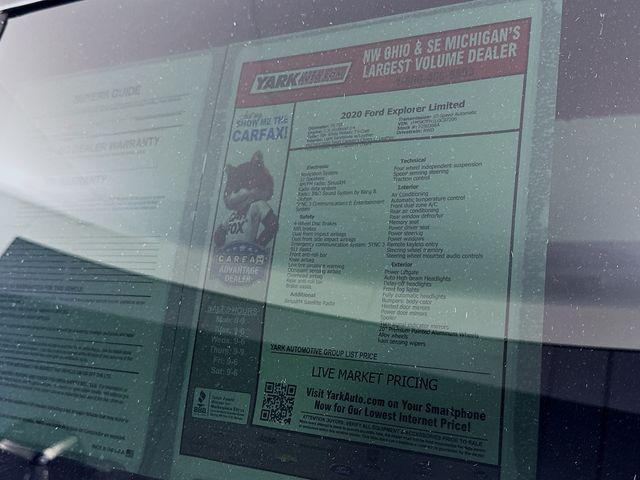 used 2020 Ford Explorer car, priced at $23,396