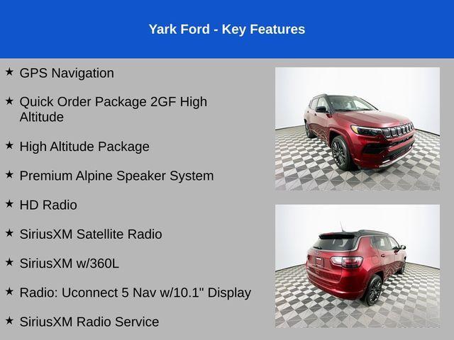 used 2022 Jeep Compass car, priced at $24,795