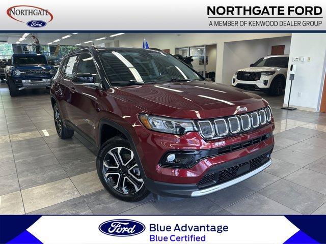 used 2022 Jeep Compass car, priced at $24,000