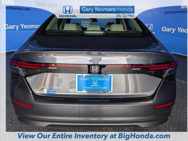 new 2025 Honda Accord car, priced at $31,755
