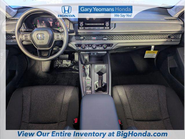 new 2025 Honda Accord car, priced at $31,755