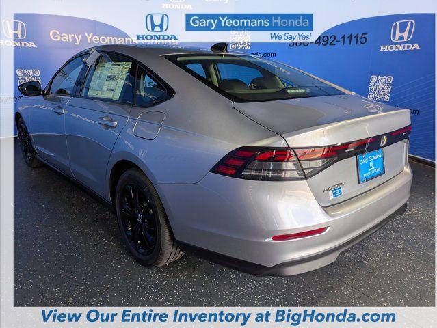 new 2025 Honda Accord car, priced at $31,755