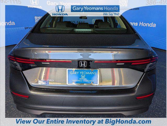 new 2025 Honda Accord car, priced at $29,445