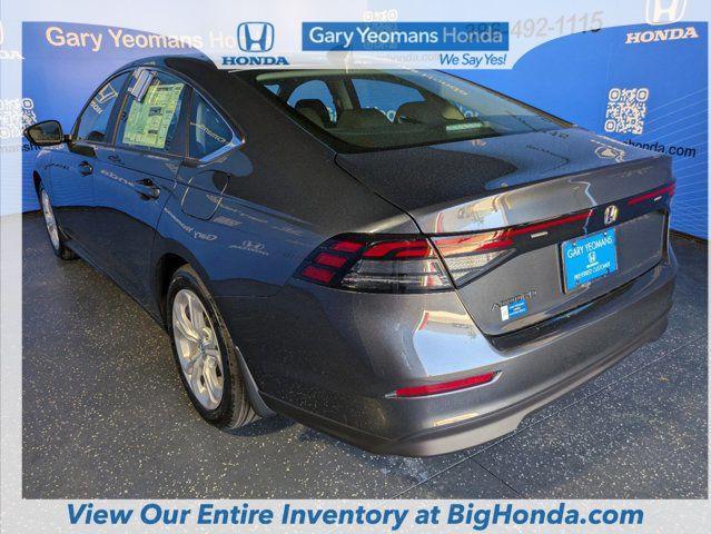 new 2025 Honda Accord car, priced at $29,445