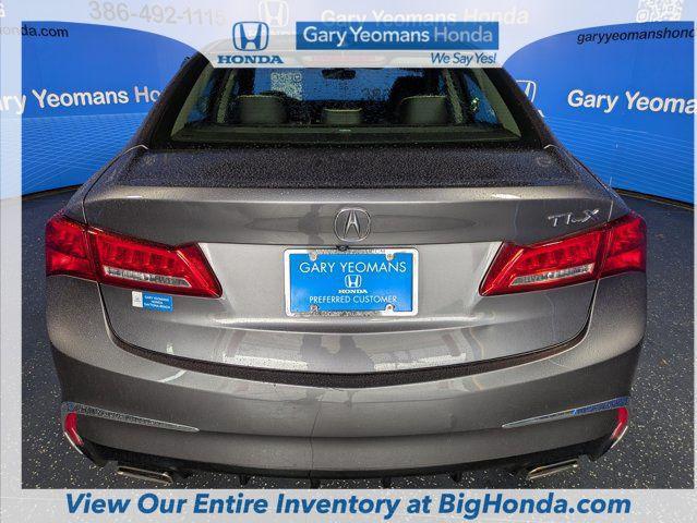 used 2018 Acura TLX car, priced at $22,500