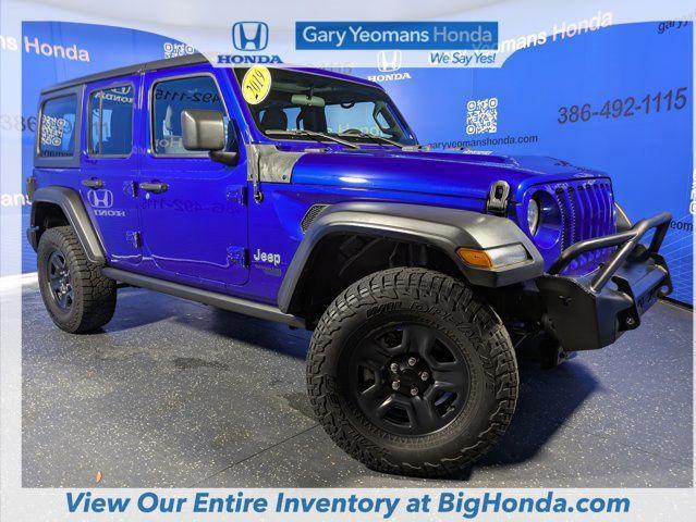 used 2019 Jeep Wrangler Unlimited car, priced at $23,934
