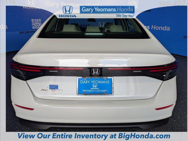 new 2025 Honda Accord car, priced at $32,165