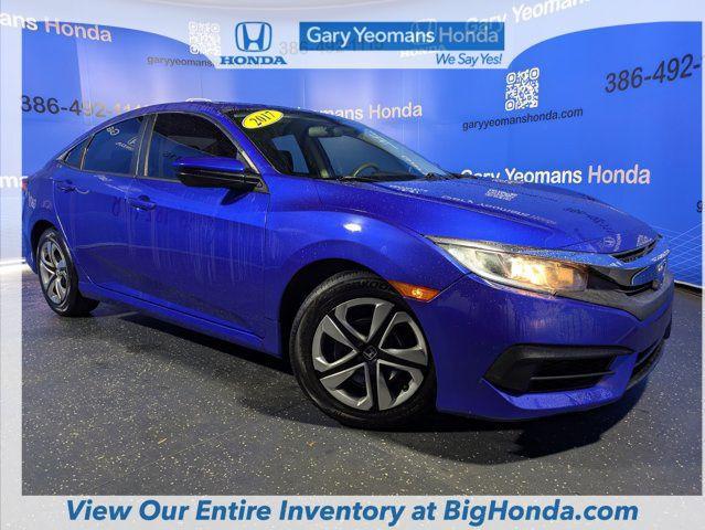 used 2017 Honda Civic car, priced at $13,212
