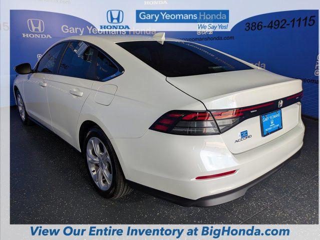 new 2025 Honda Accord car, priced at $29,900
