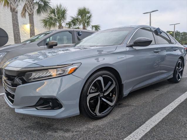 used 2022 Honda Accord Hybrid car, priced at $27,500