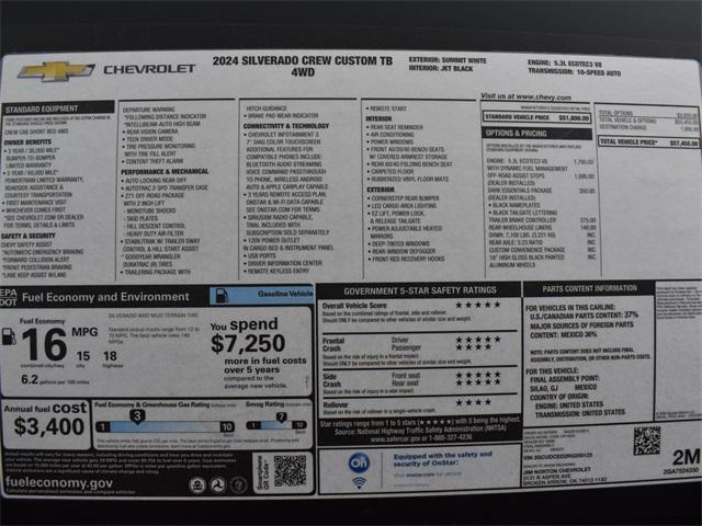 new 2024 Chevrolet Silverado 1500 car, priced at $52,030