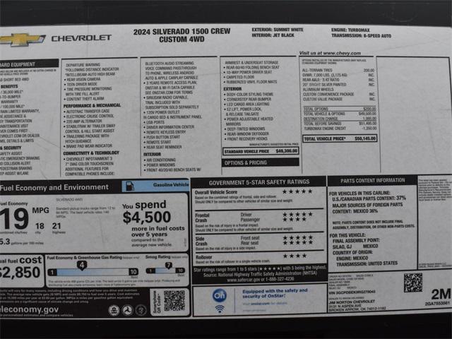 new 2024 Chevrolet Silverado 1500 car, priced at $42,381