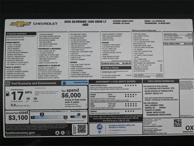new 2025 Chevrolet Silverado 1500 car, priced at $47,776