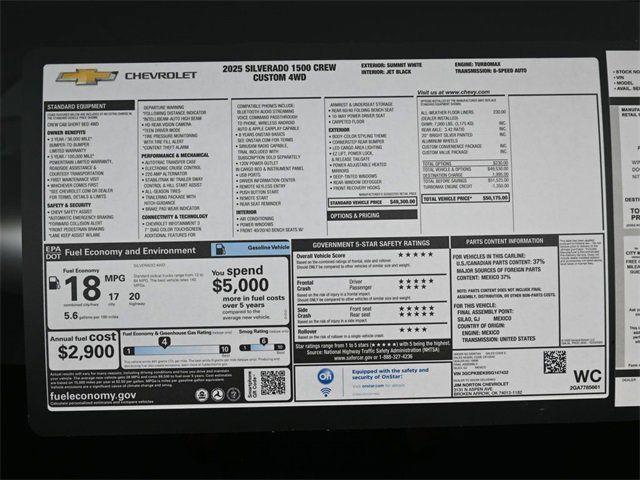 new 2025 Chevrolet Silverado 1500 car, priced at $39,302