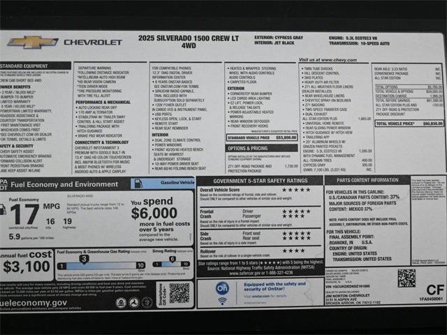 new 2025 Chevrolet Silverado 1500 car, priced at $49,280