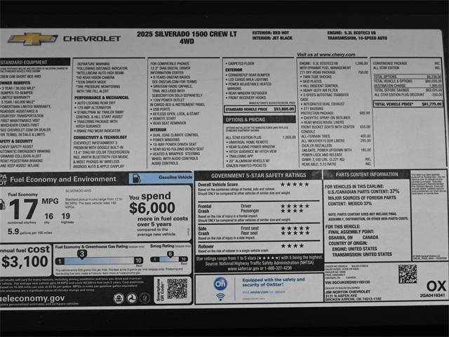 new 2025 Chevrolet Silverado 1500 car, priced at $54,201