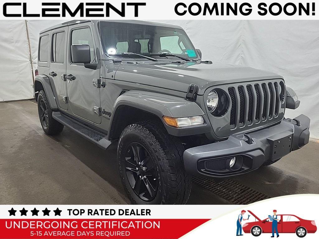used 2021 Jeep Wrangler Unlimited car, priced at $33,800