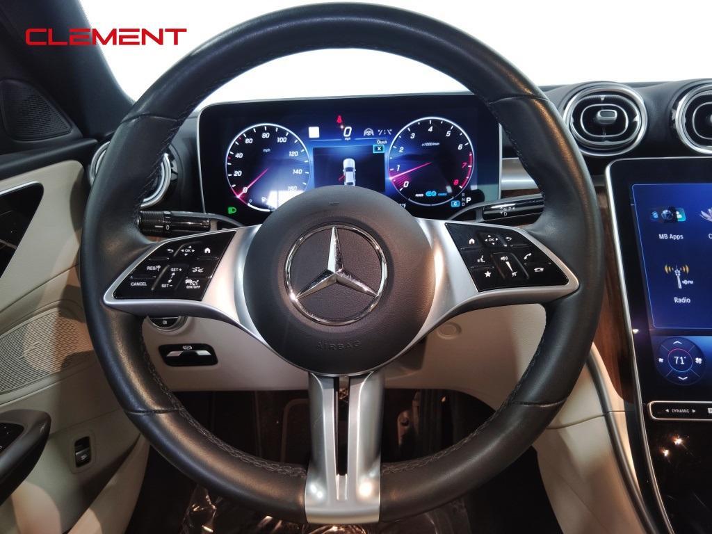 used 2022 Mercedes-Benz C-Class car, priced at $36,000