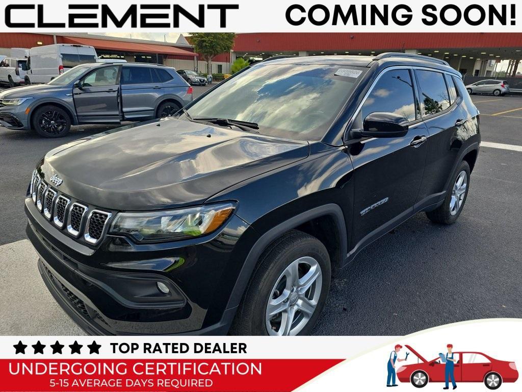 used 2023 Jeep Compass car, priced at $24,500