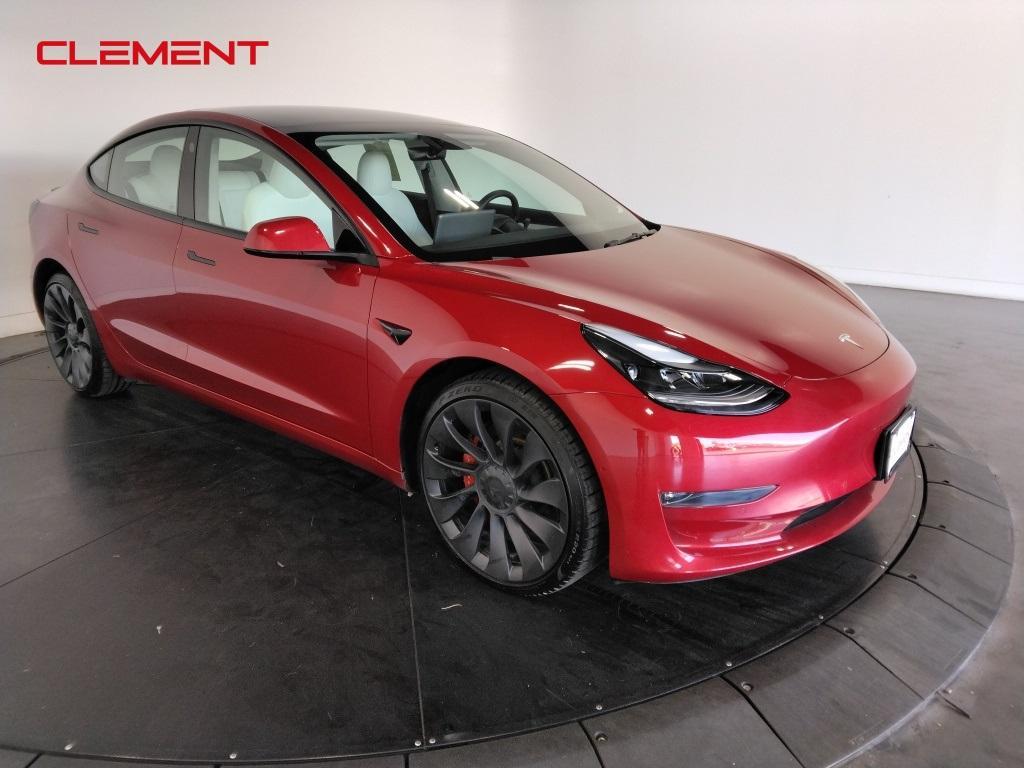 used 2022 Tesla Model 3 car, priced at $28,600