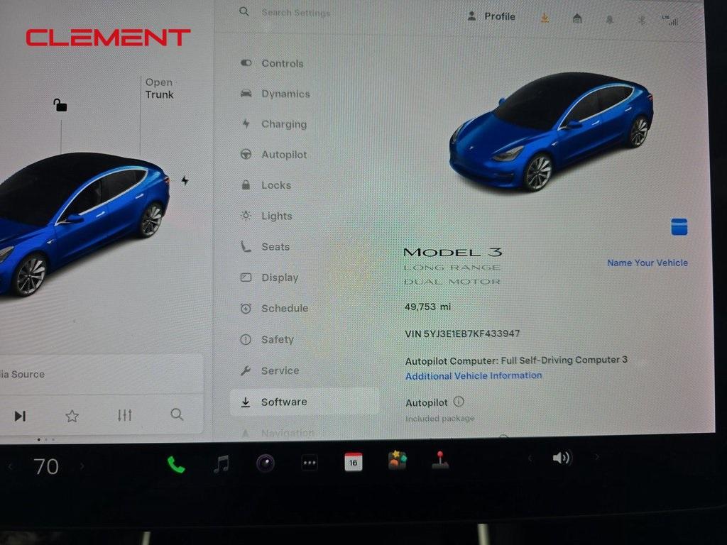 used 2019 Tesla Model 3 car, priced at $23,500