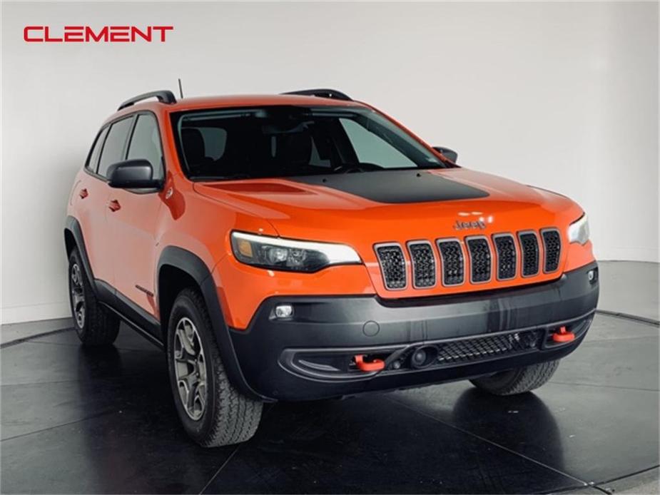 used 2021 Jeep Cherokee car, priced at $27,000