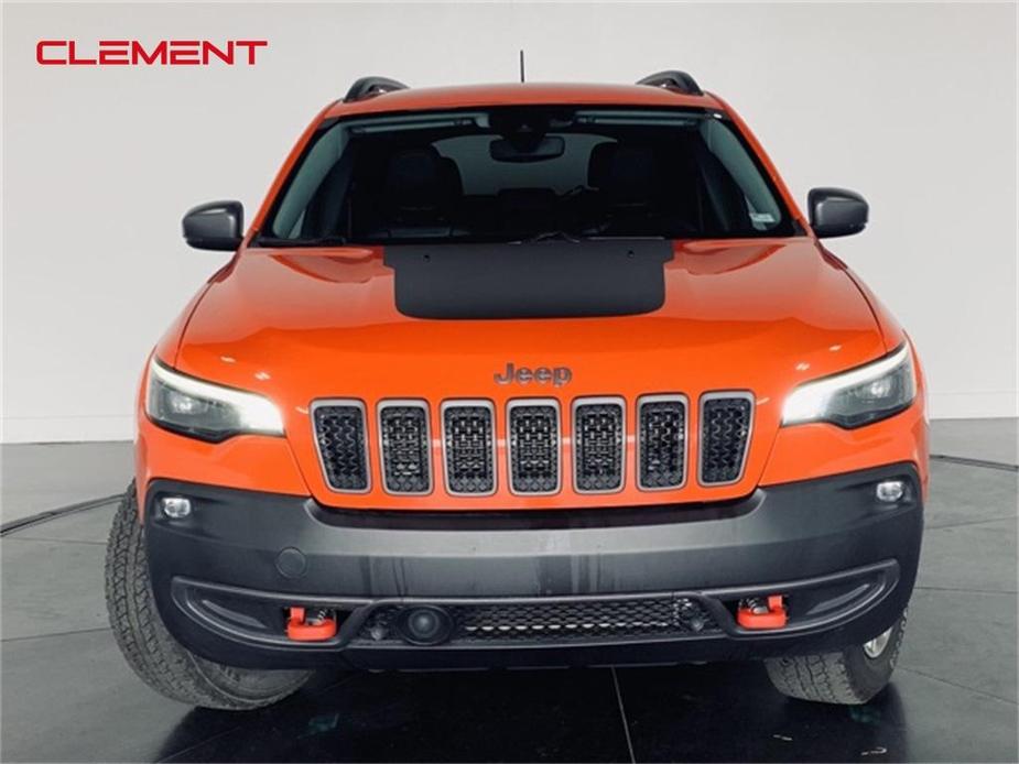 used 2021 Jeep Cherokee car, priced at $27,000