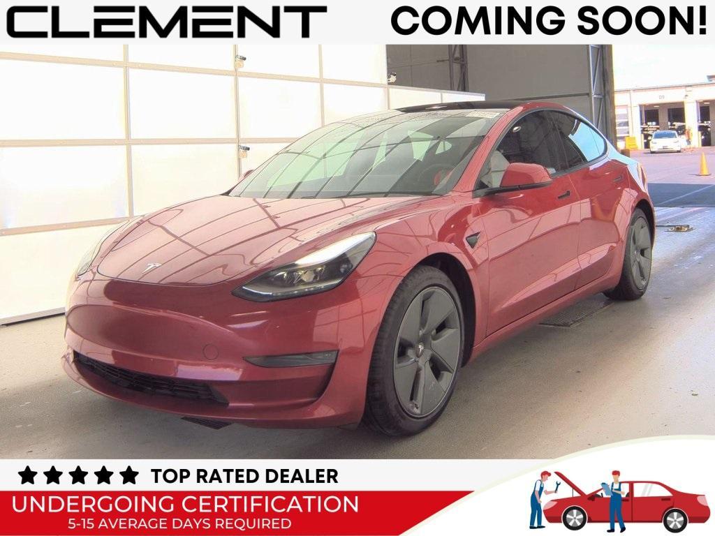 used 2021 Tesla Model 3 car, priced at $21,000