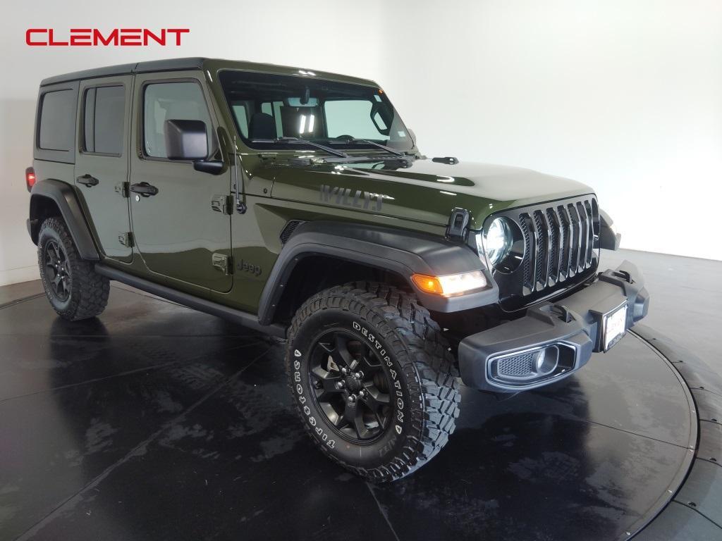 used 2022 Jeep Wrangler Unlimited car, priced at $32,700