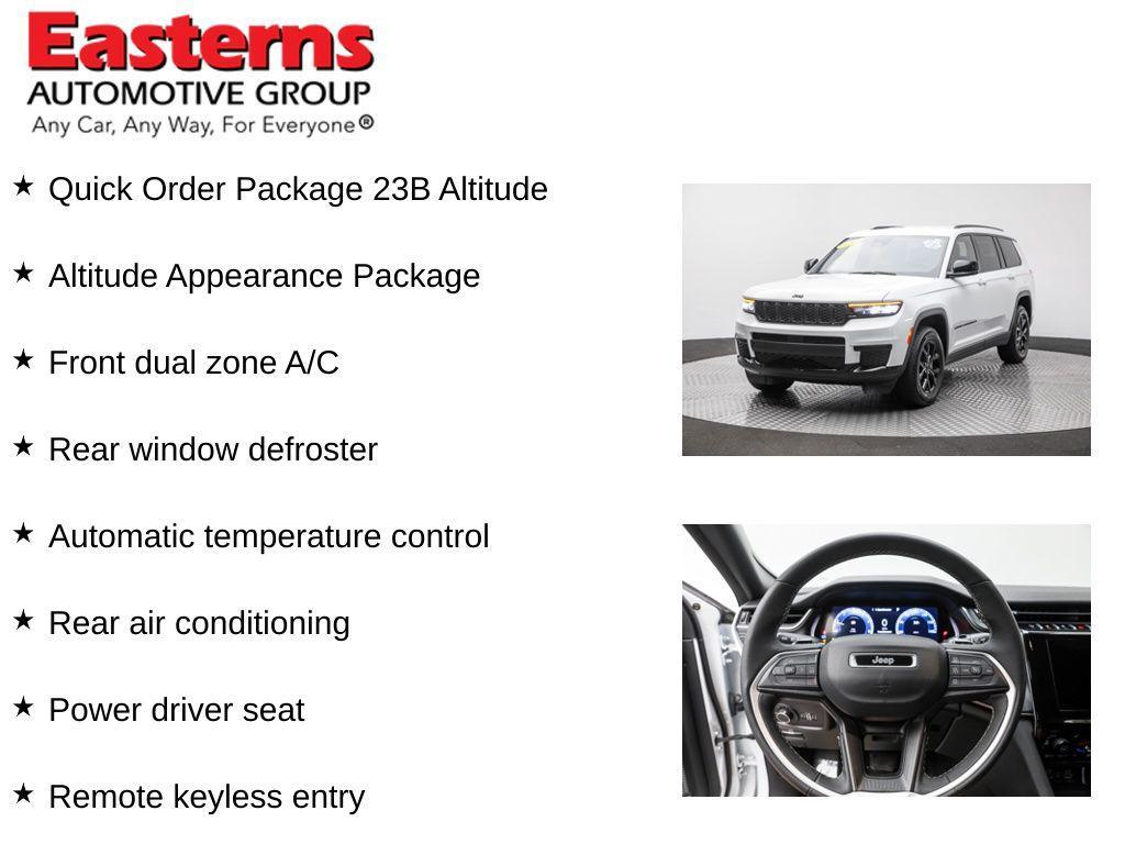 used 2024 Jeep Grand Cherokee L car, priced at $28,490