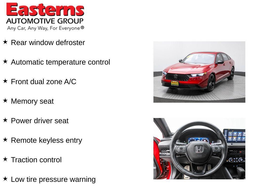 used 2024 Honda Accord Hybrid car, priced at $28,950