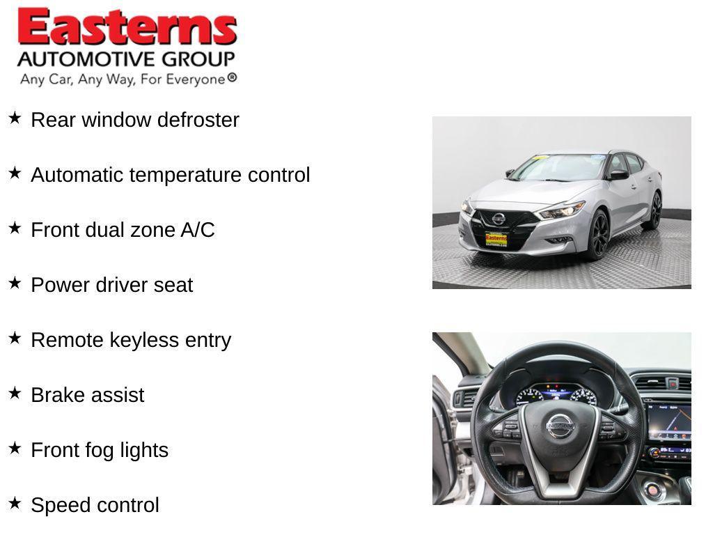 used 2018 Nissan Maxima car, priced at $17,390