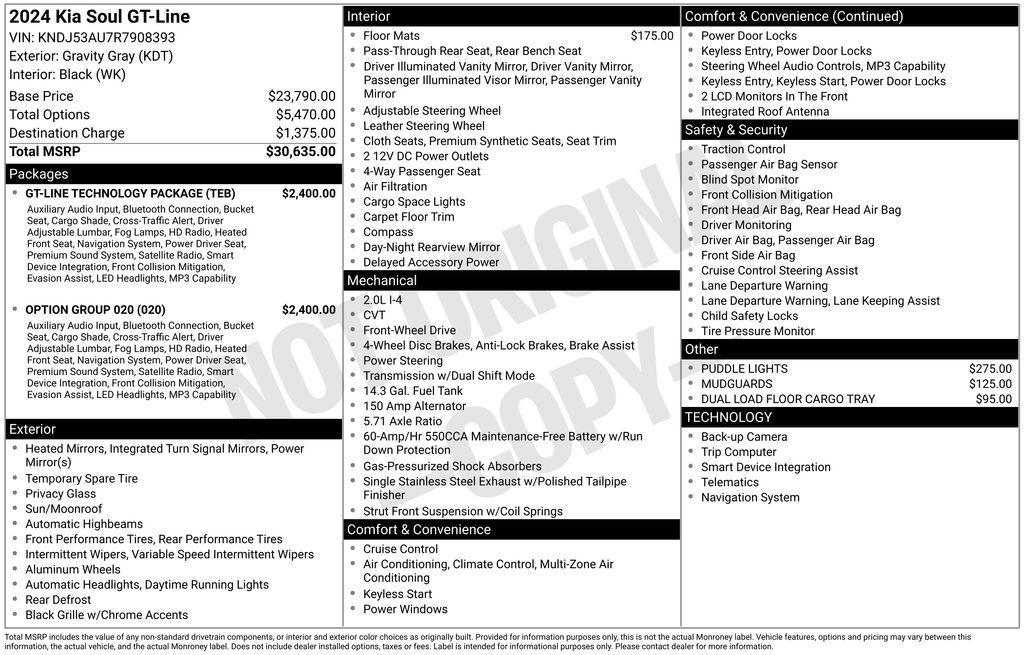used 2024 Kia Soul car, priced at $21,690