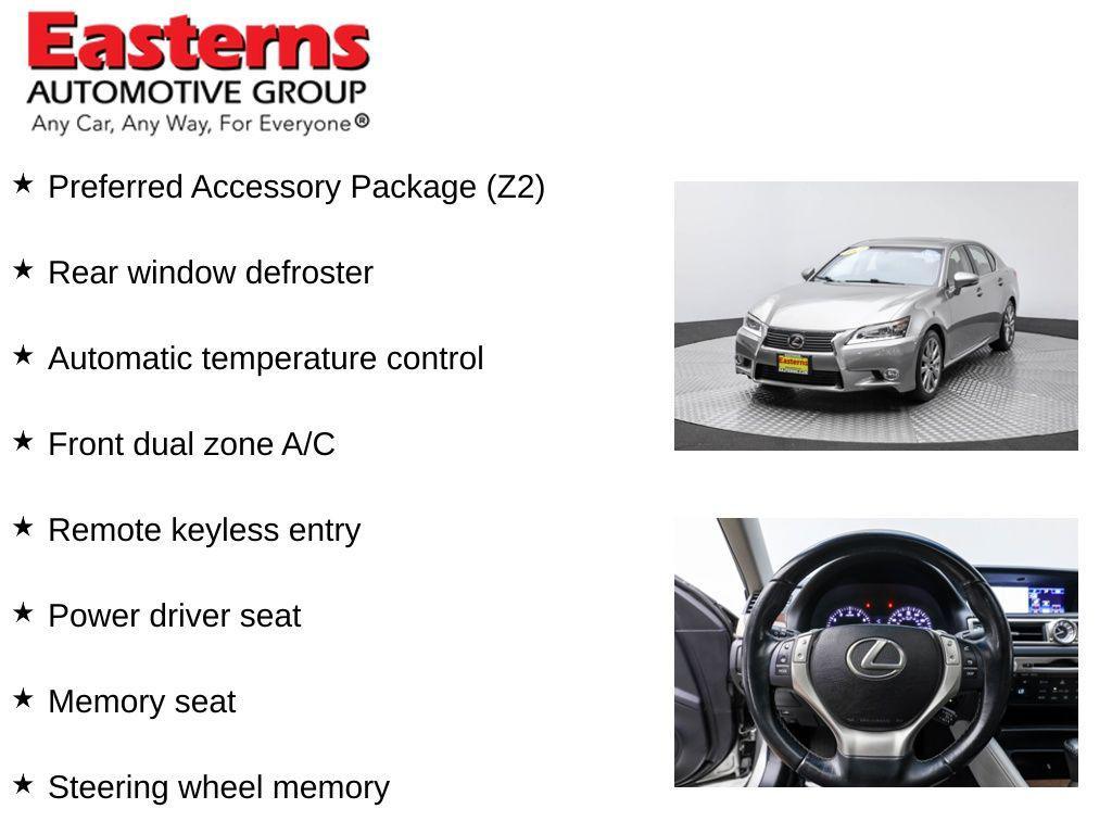 used 2015 Lexus GS 350 car, priced at $21,950