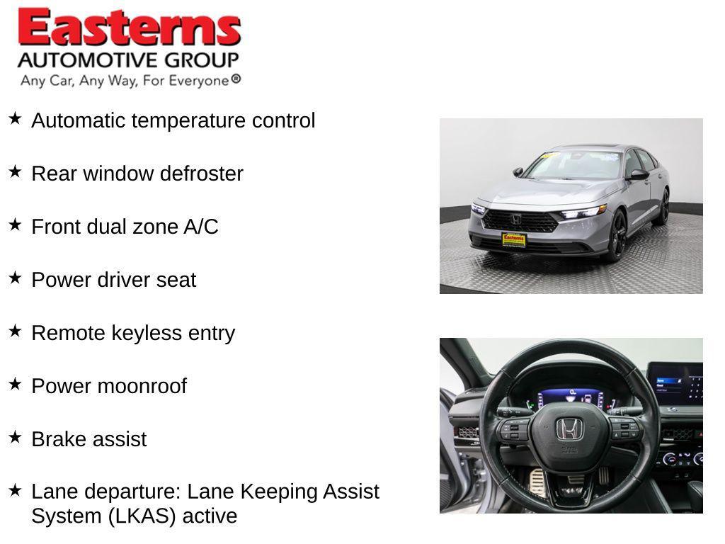 used 2023 Honda Accord Hybrid car, priced at $26,590