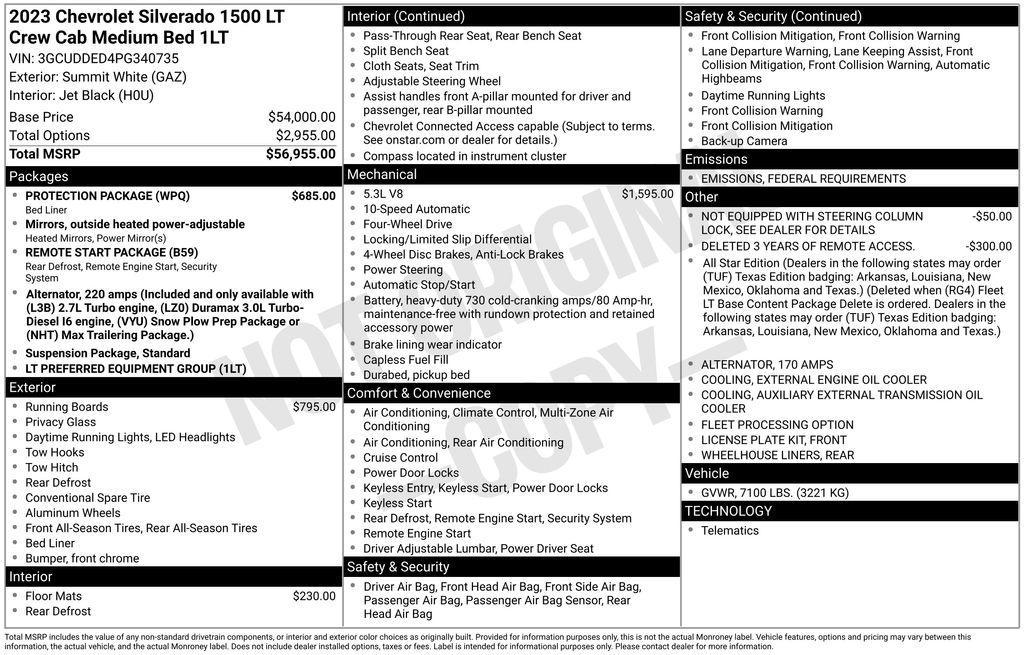 used 2023 Chevrolet Silverado 1500 car, priced at $36,490