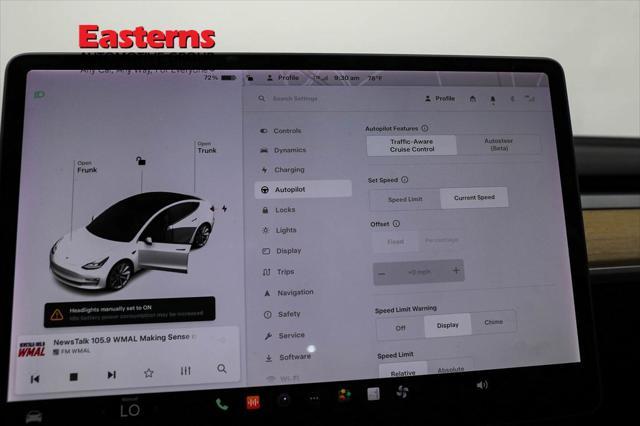 used 2021 Tesla Model 3 car, priced at $26,490