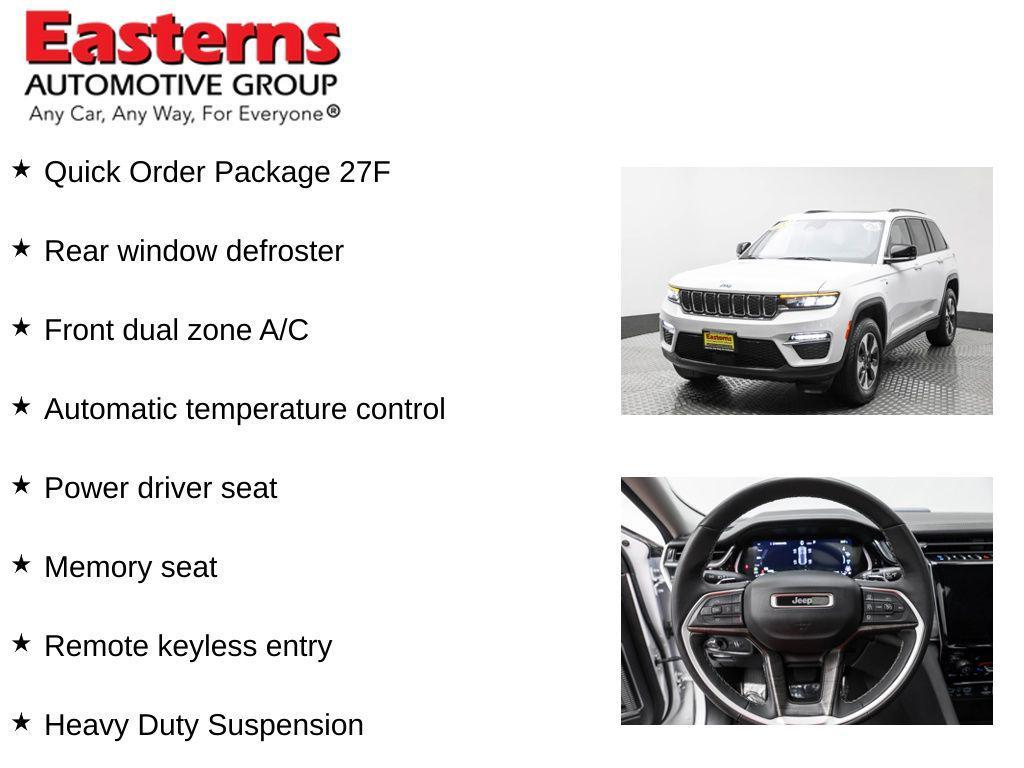 used 2023 Jeep Grand Cherokee 4xe car, priced at $26,375
