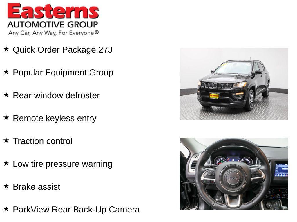 used 2018 Jeep Compass car, priced at $16,490