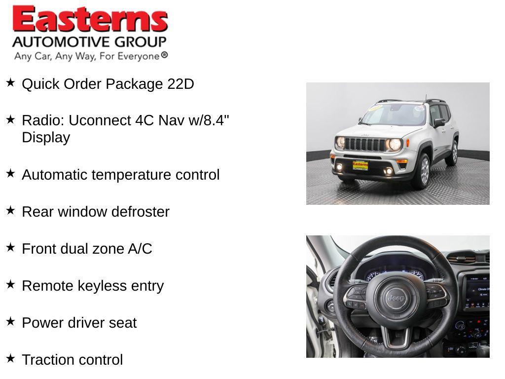 used 2021 Jeep Renegade car, priced at $19,950