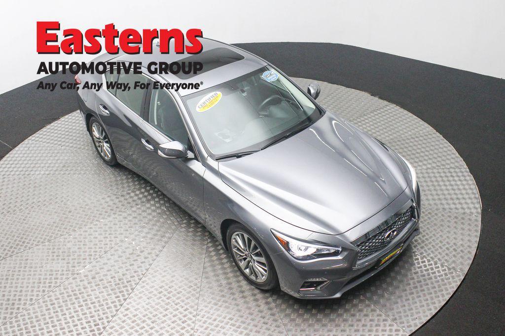 used 2022 INFINITI Q50 car, priced at $26,790